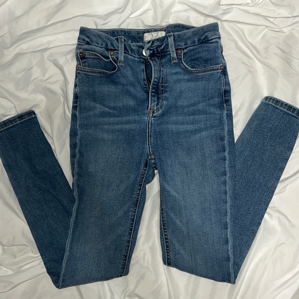 Free People We The Free Denim Skinny Jeans Size 27